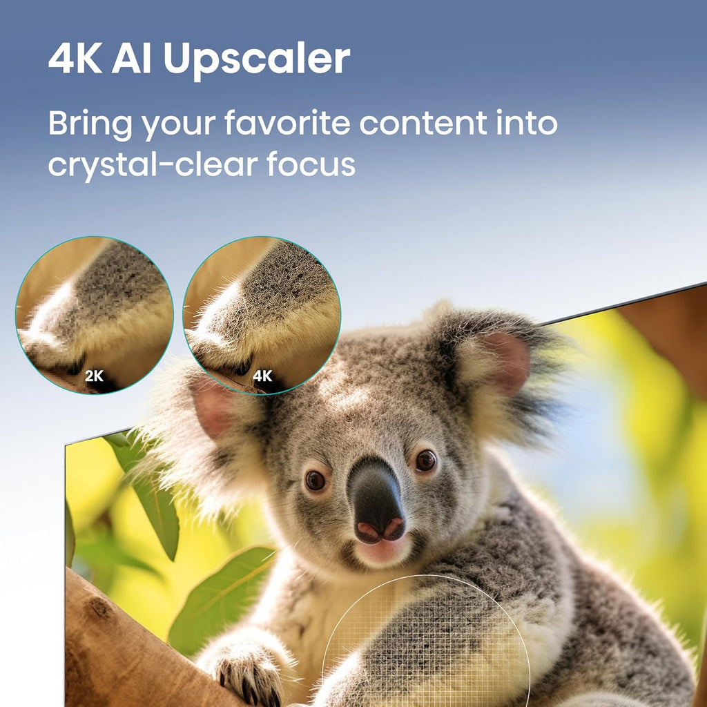 Hisense A7 Series 65-Inch Class 4K UHD Smart Google TV with Voice Remote, Game Mode Plus, Chromecast Built-in (65A7N, 2024 Model)