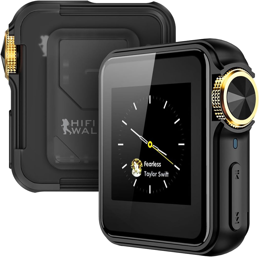 H2 Mini MP3 Player with APTX Bluetooth, Hi-Res Audio, Lossless DSD/FLAC, Touch Screen & Wearable Clip, Portable Music Player for Running, Workout & Travel, 64GB Memory, Supports up to 512GB