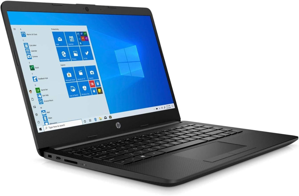 HP 14 14" HD SVA Anti-Glare Micro-Edge WLED-backlit Laptop for Students, AMD Athlon 3050U 2.3GHz up to 3.2GHz, 4GB DDR4, 128GB SSD, Wi-Fi 5, Bluetooth 4.2, HDMI, Webcam, Windows 10 S, Accessory Bundle
