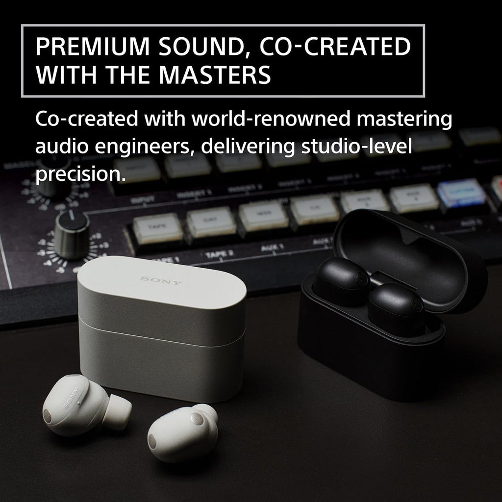 Sony WF-1000XM6 The Best Truly Wireless Noise Cancelling Earbuds (2026 Model), Bluetooth in-Ear Headphones, with Studio-Quality Sound, Up to 24 Hours of Battery Life, Black