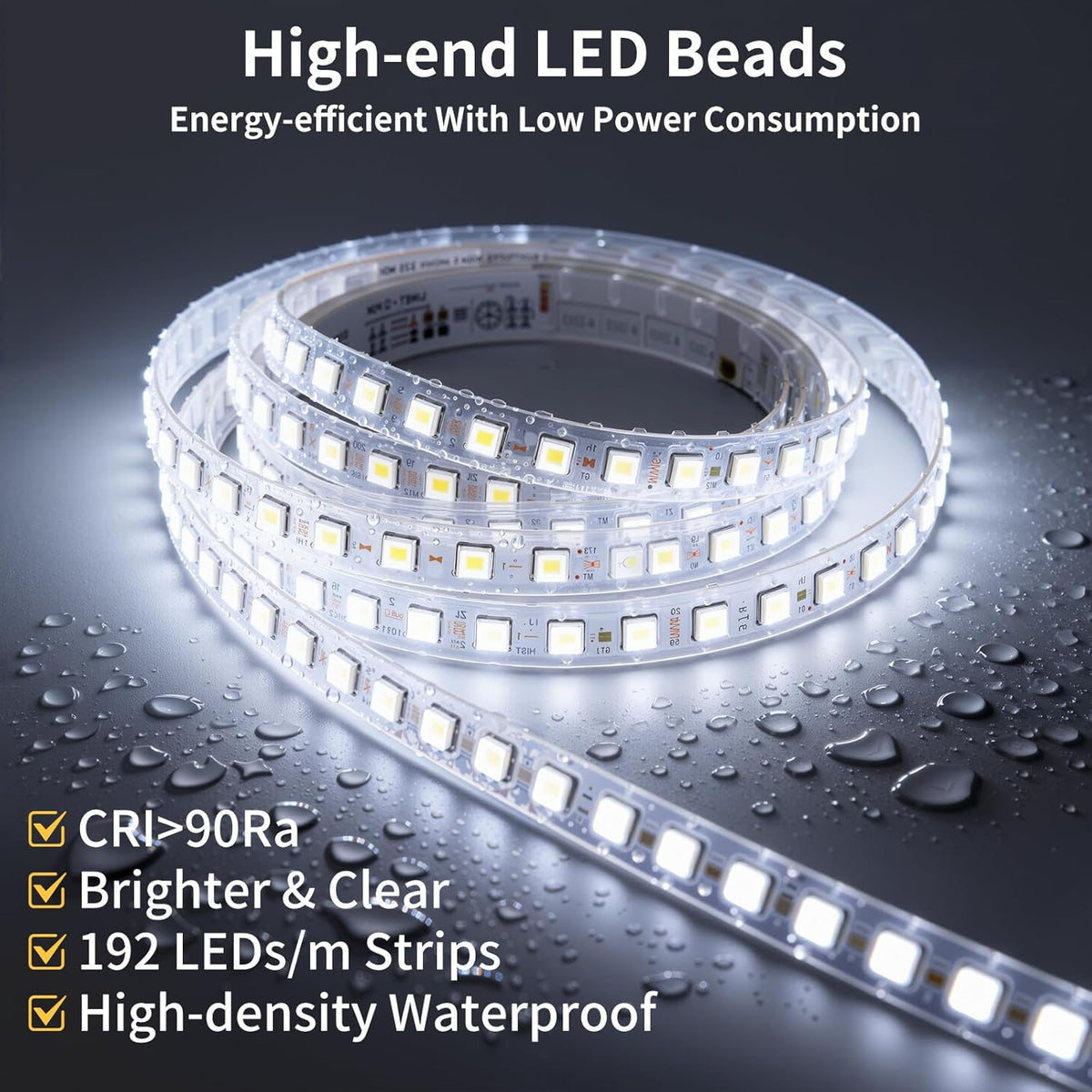 40"x30" LED Bathroom Mirror with Lights, Backlit + Front Lit with CRI>90, Lighted Mirror for Bathroom, Anti-Fog, Dimmable Brightness, 3 Colors, Memory Function, Shatterproof Tempered Glass