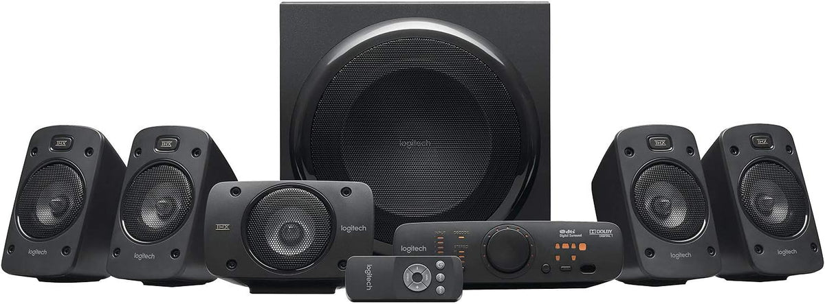 Logitech Z906 5.1 Surround Sound Speaker System - THX, Dolby Digital and DTS Digital Certified - Black