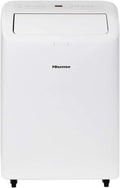 Hisense 8,000 BTU Portable Air Conditioner with Dual Hose & Inverter, 350 Sq Ft, Wi-Fi, ConnectLife App Google and Alexa, 3 operating modes, Noise 42 dB(A) - HAP0824TWD (Renewed), White