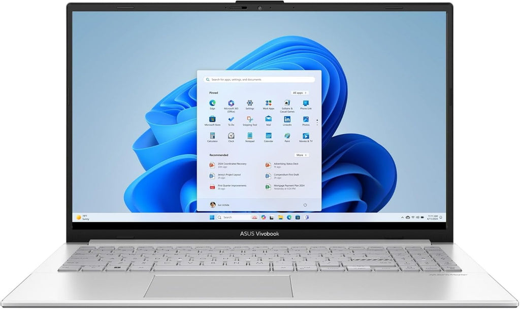 ASUS Vivobook 15.6" FHD PC Laptop|AMD Ryzen 5 7520U(Beat i7-1255U)|AMD Radeon Graphics|WIFI5|Cool Silver| 16GB RAM DDR5 | 512GB SSD | Windows 11 Pro |