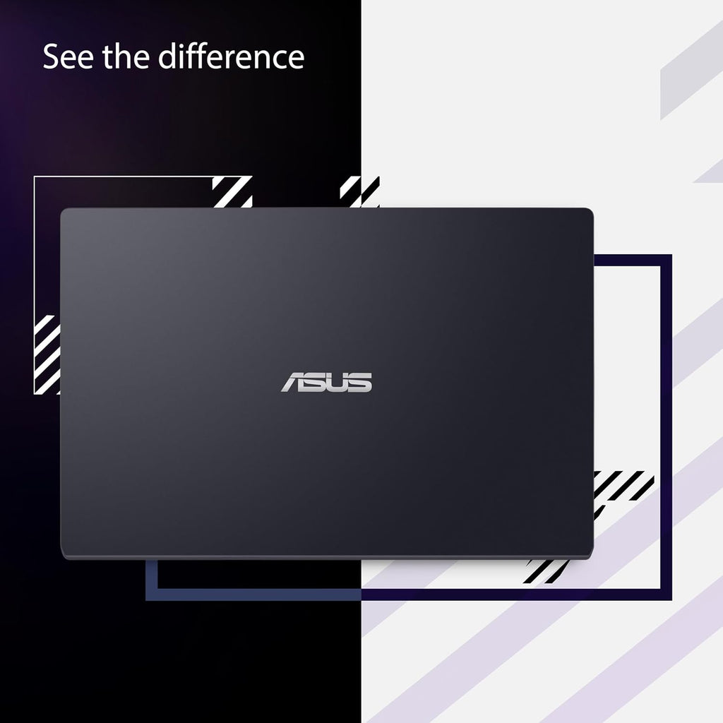 ASUS 15.6” Vivobook Go Slim Laptop, Thin & Portable for Student Study, Intel Dual Core N4500, 4GB RAM, 128GB SSD, Windows 11, Star Black, L510KA-ES04