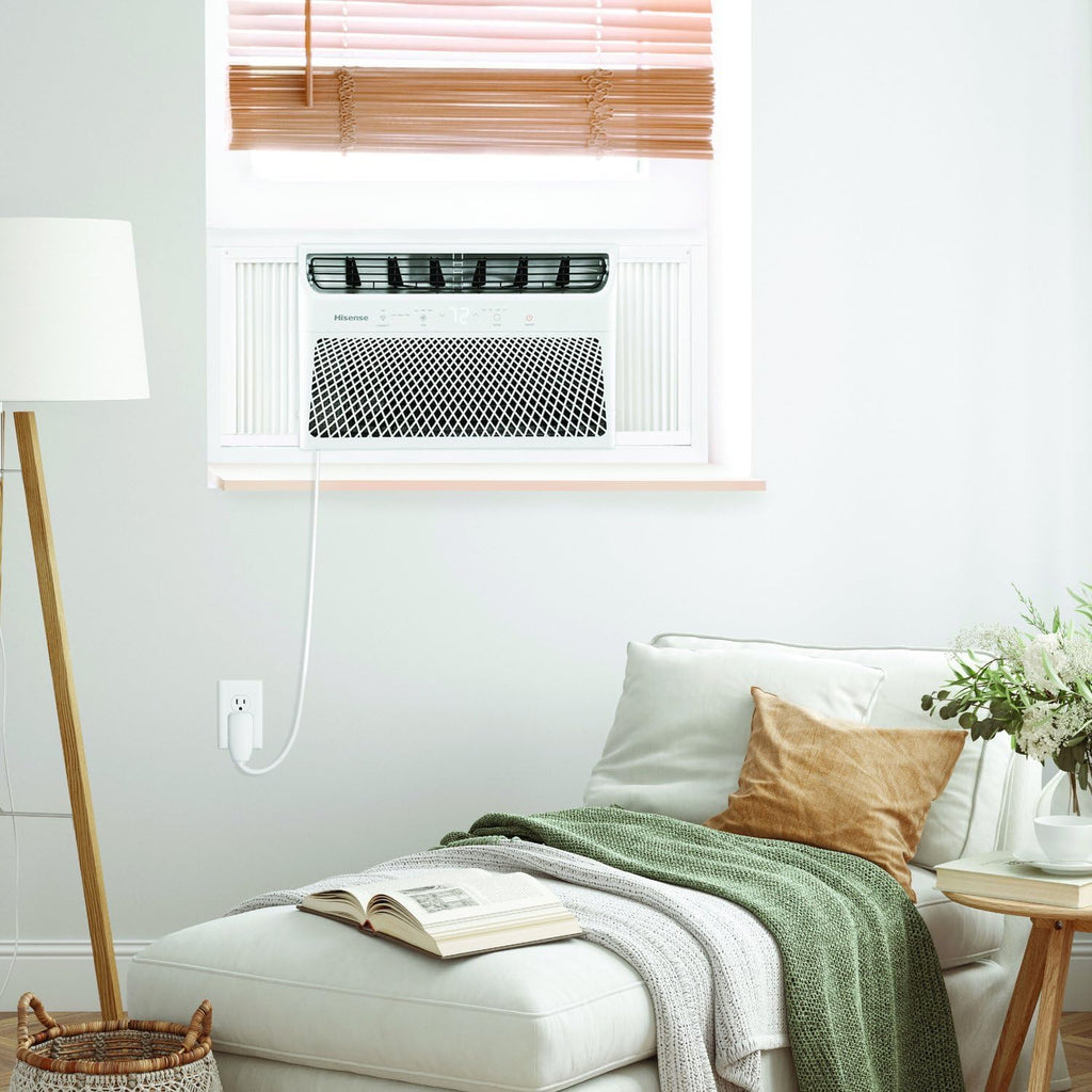 Hisense 10000 BTU Window Air Conditioner Unit, WiFi Smart App Control, Energy Efficient Quiet Cooling for Large Room, Living Bedroom Home, Mounted AC Remote Control 450 Sq. Ft.