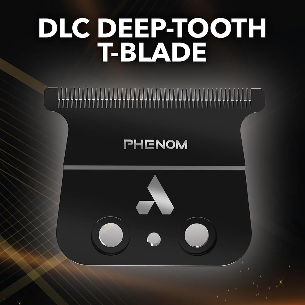 Andis 562310 Phenom Professional Cord/Cordless Lithium-ion Electric Beard & Hair Trimmer with Charging Stand, Gold