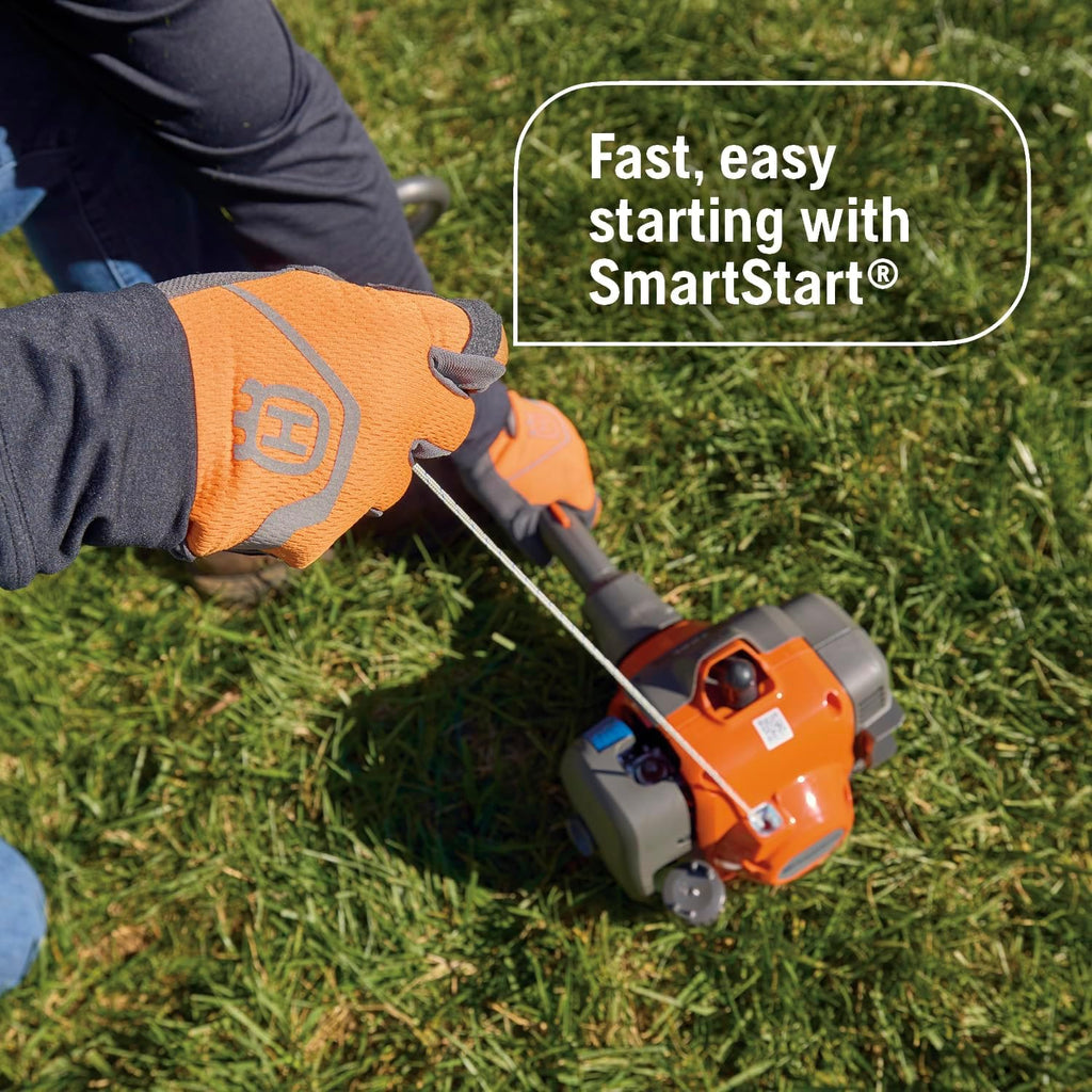Husqvarna 122LKH Gas Hedge Trimmer, Multi-Purpose Tool with Hedge Trimmer Attachment, 21-Inch Cutter Bar with Double-Sided, Double Reciprocating Blades, Gifts for Men, 970796101