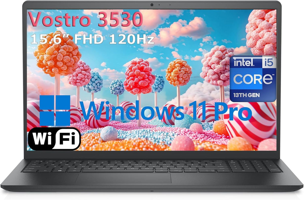 Dell 15.6" 3530 Laptop Computer for Home & Business Student, Intel 10-Core i5-1334U (Beat i7-1250U), 16GB RAM, 1TB PCIe SSD, 120Hz FHD, WiFi, Bluetooth, Carbon Black, Windows 11 Pro(Renewed)