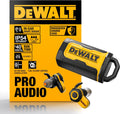 DEWALT Jobsite Pro X2 True Wireless Work Earbuds — ANC Active Noise Cancelling, Glove-Friendly Dial Control, 40+ Hour Runtime, IP54 Water Resistant, 4 EQ Modes, Bluetooth