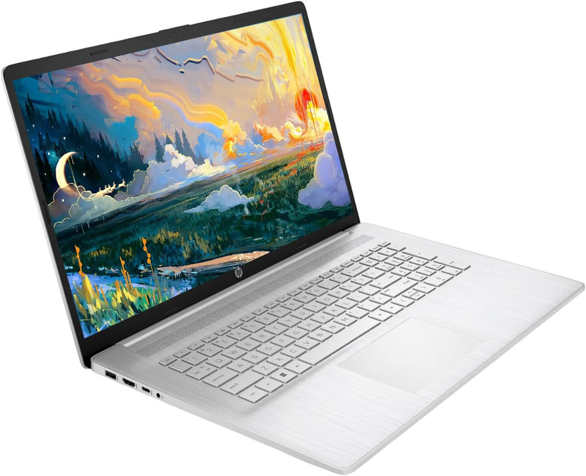 HP 17 Laptop, 17.3” HD+ Display, 11th Gen Intel Core i3-1125G4 Processor, 8GB RAM, 512GB SSD, Wi-Fi, HDMI, Webcam, Windows 11 Home, Silver