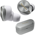 Technics Premium Hi-Fi True Wireless Bluetooth Earbuds with Advanced Noise Cancelling, 3 Device Multipoint Connectivity, Wireless Charging, Hi-Res Audio + Enhanced Calling - EAH-AZ80-S (Silver)