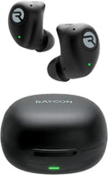Raycon Fitness Bluetooth Wireless Earbuds + Microphone with Active Noise Canceling, Sweat & Water-Resistant Earphones, Running Headphones, Ear Buds Wireless Bluetooth 56 Hours Playtime (Black)