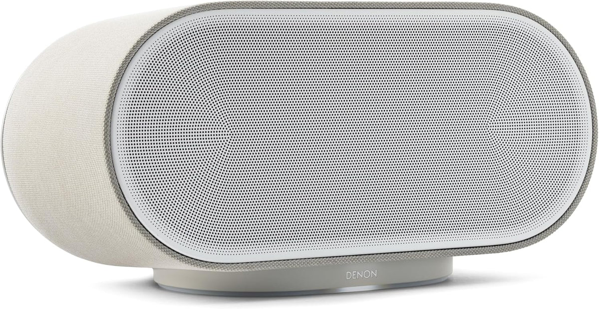 Denon Home 600 Home Speaker, Wireless Speaker with 8-Driver Array & 3D Dolby Atmos Music, HEOS Built-in Multiroom Control, Wi-Wi, Bluetooth, Home Audio Device, AirPlay 2, Stone