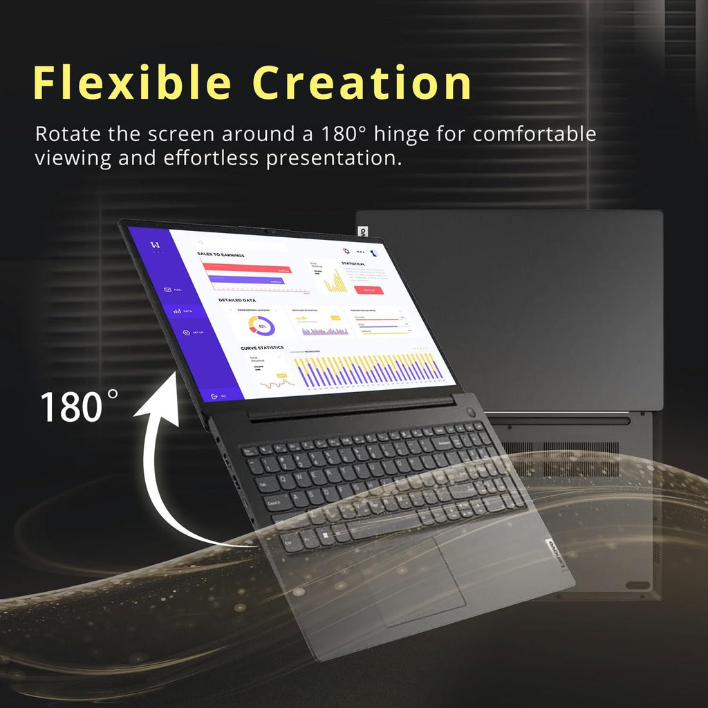 Lenovo V-Series V15 Business Traditional Laptop, 15.6" FHD Display, Intel Core i5-1235U, 16GB RAM, 1TB SSD, Webcam, Numeric Keypad, HDMI, RJ45, Wi-Fi, Windows 11 Pro, Black