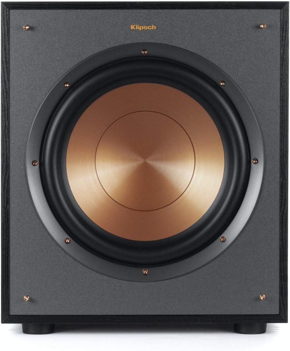 Klipsch R-100SW 10" Subwoofer, Incredibly Deep Bass and an All-digital Amplifier,14 5" x 12 5" x 16 4"
