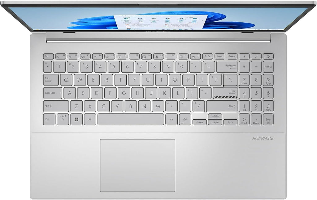ASUS Vivobook 15.6" FHD PC Laptop|AMD Ryzen 5 7520U(Beat i7-1255U)|AMD Radeon Graphics|WIFI5|Cool Silver| 16GB RAM DDR5 | 512GB SSD | Windows 11 Pro |