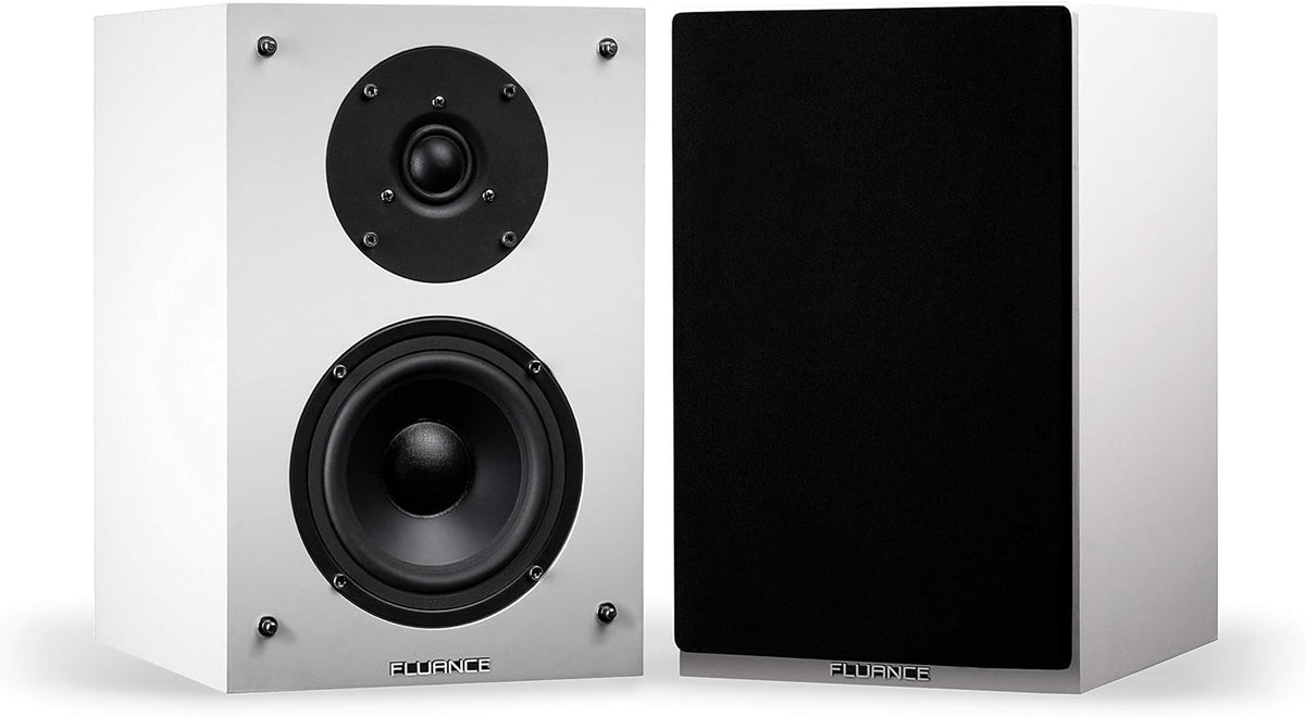Fluance Elite High Definition Surround Sound Home Theater 7.1 Speaker System Including Floorstanding Towers, Center Channel, Surround, Rear Surround Speakers and DB10 Subwoofer - White (SX71WHR)