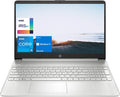 HP 15 Notebook Laptop, 15.6" FHD Display, Intel Core i5-1135G7, 32GB DDR4 RAM, 1TB PCIe NVMe SSD, Webcam, Wi-Fi, Bluetooth, Windows 11 Home, Silver