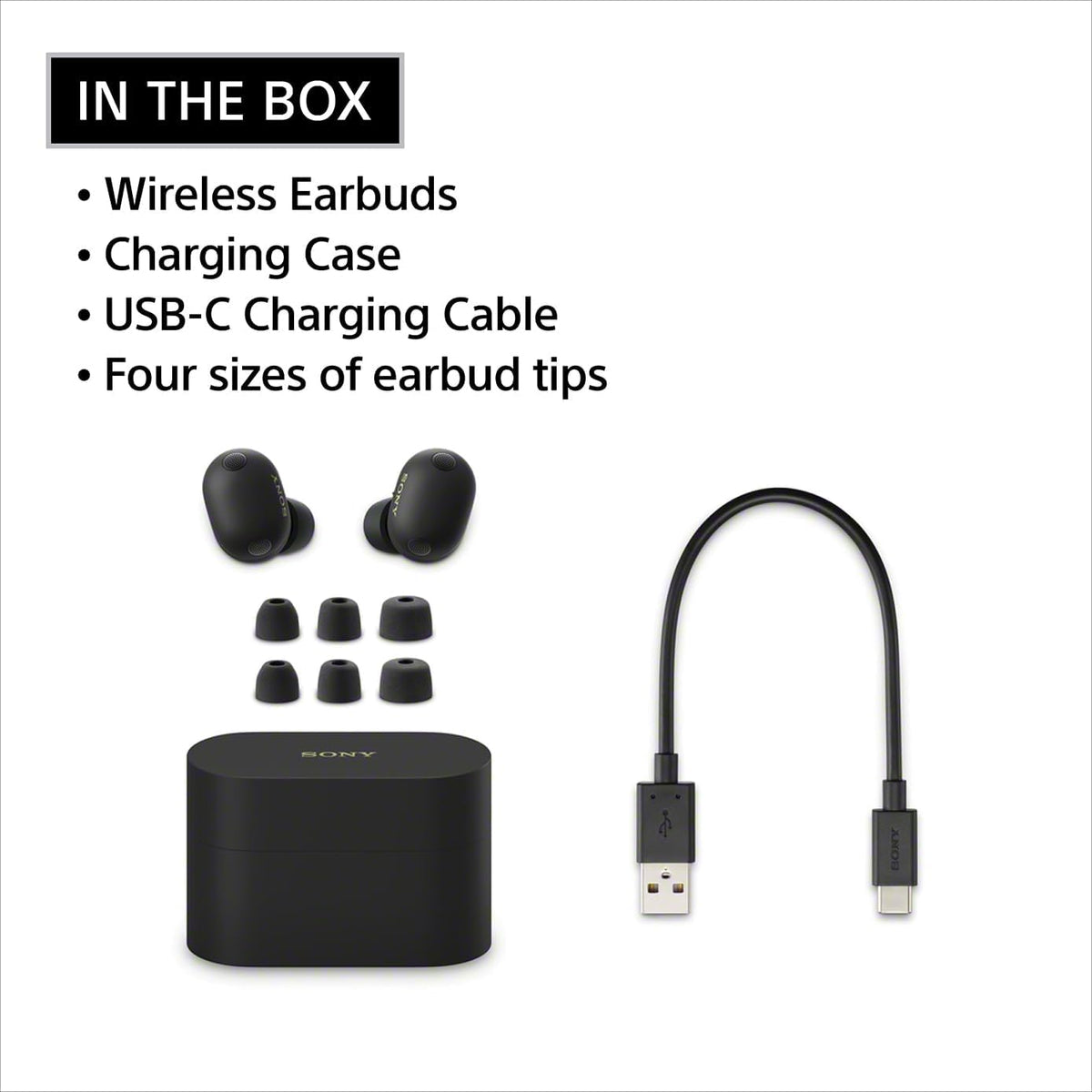 Sony WF-1000XM6 The Best Truly Wireless Noise Cancelling Earbuds (2026 Model), Bluetooth in-Ear Headphones, with Studio-Quality Sound, Up to 24 Hours of Battery Life, Black