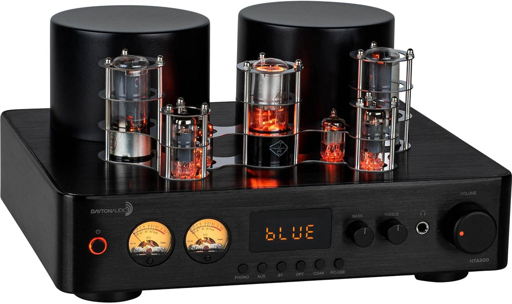 Dayton Audio HTA200 Integrated Stereo Hybrid Tube Amplifier 200 Watts