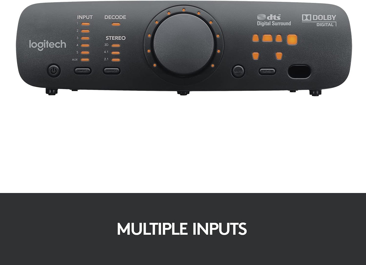 Logitech Z906 5.1 Surround Sound Speaker System - THX, Dolby Digital and DTS Digital Certified - Black