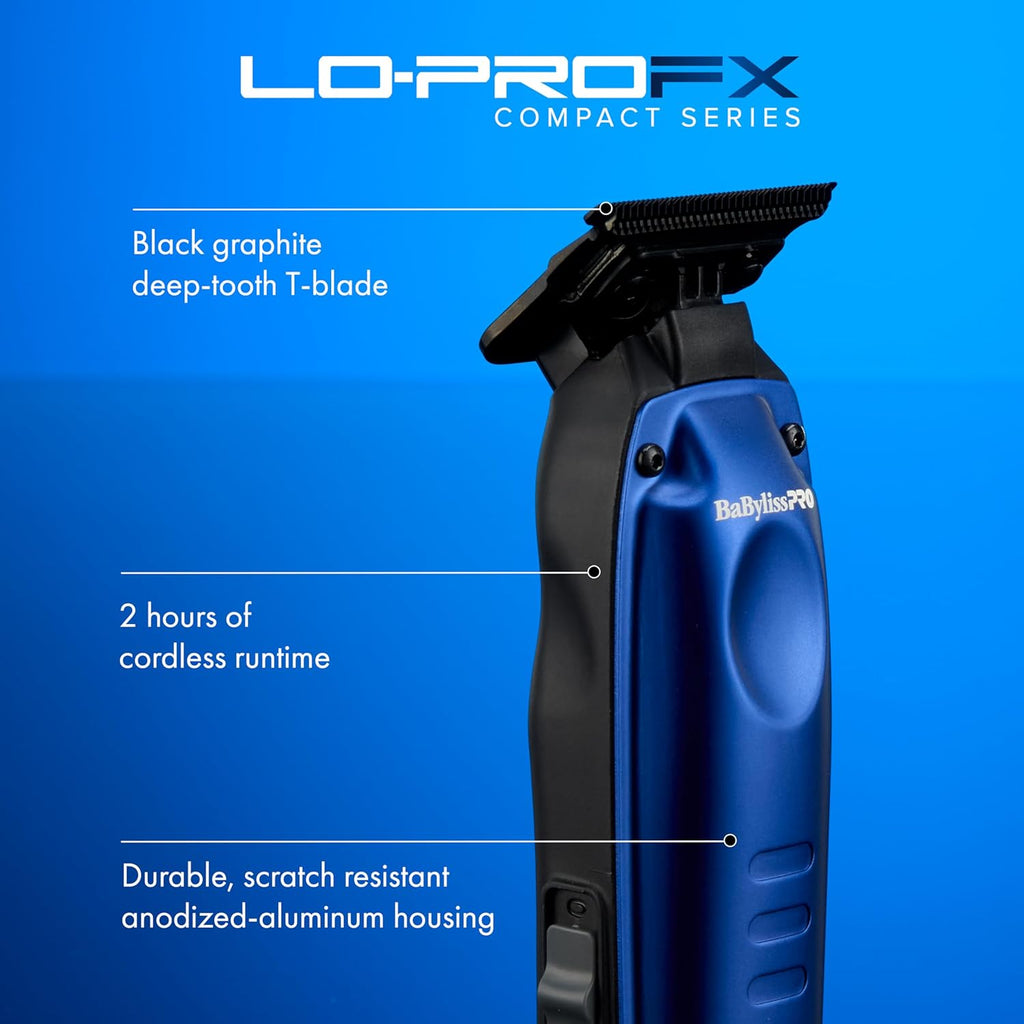 BaBylissPRO High-Performance Compact LO-PROFX Trimmers for Men