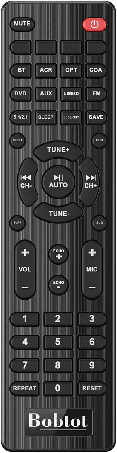 Bobtot Home Theater Systems Surround Sound Speakers - 1200 Watts 10 inch Subwoofer 5.1/2.1 Channel Audio Stereo System with ARC Optical Bluetooth Input for 4K TV Ultra HD AV DVD FM Radio USB