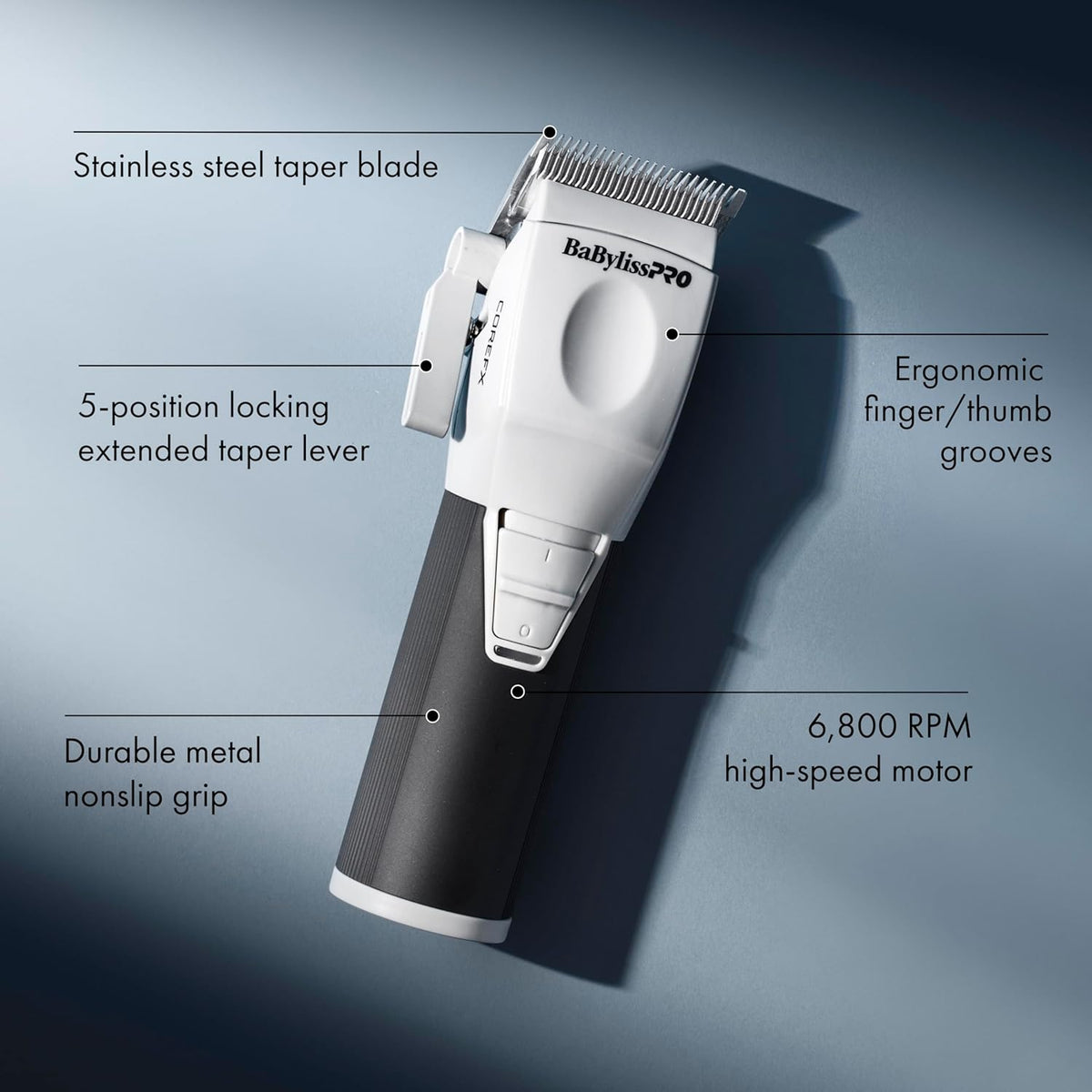 BaBylissPRO COREFX Professional Performance Hair Clipper