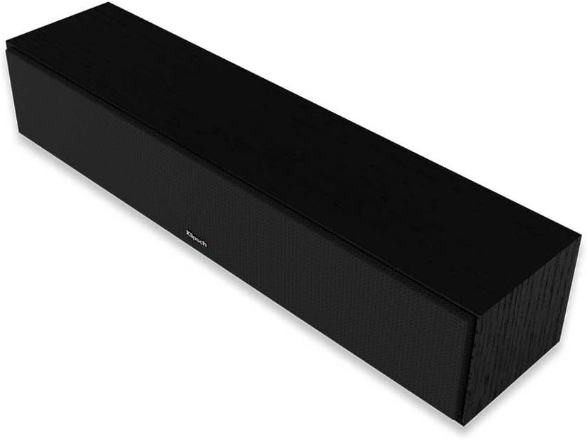 Klipsch Reference Next-Generation R-30C Horn-Loaded Center Channel Speakers for Crystal-Clear Home Theater Dialogue in Black