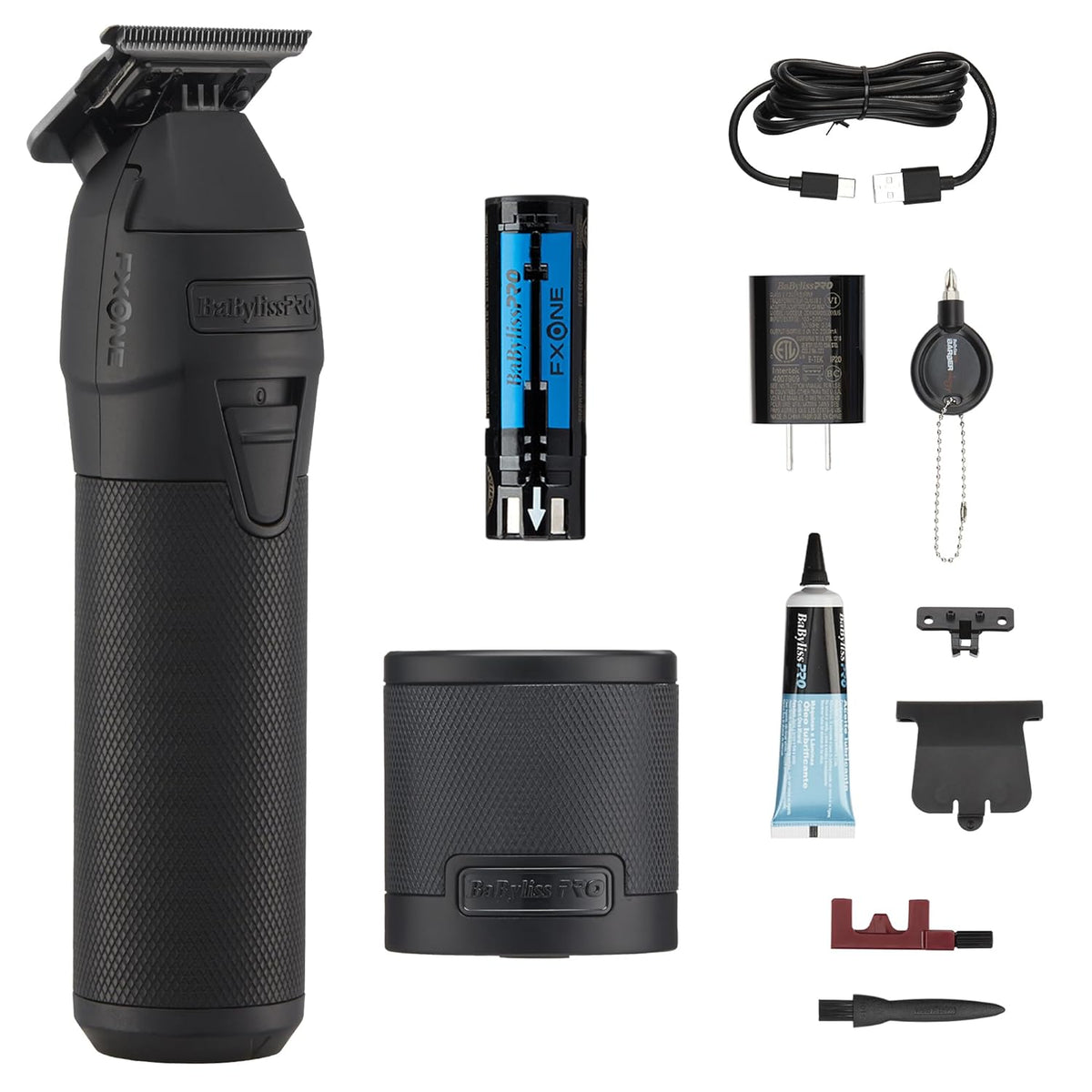 BaBylissPRO FXONE Professional Cordless Outlining Trimmers for Men with Interchangeable Battery