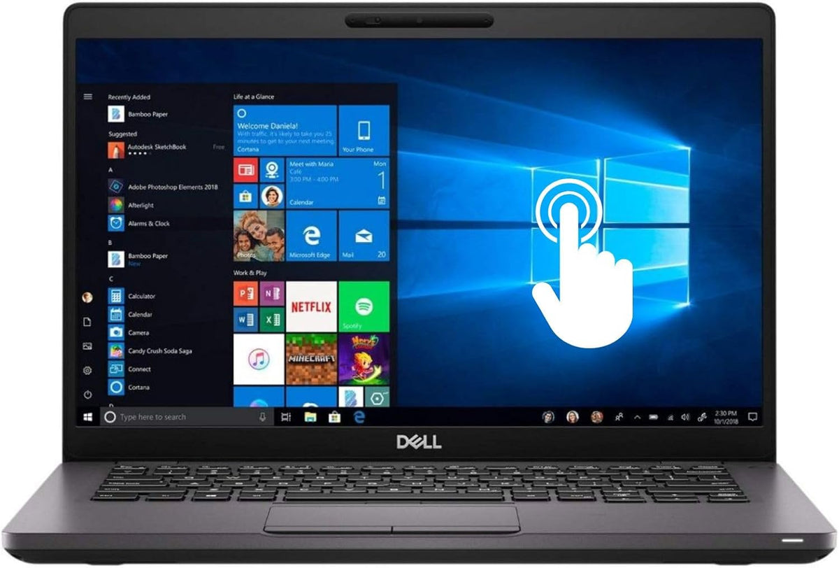 Dell Latitude 5400 Laptop FHD Touchscreen, Intel Core I5-8365U 8th Gen Processor, 32GB Ram, 1TB SSD, Webcam, Type C, HDMI Windows 11 Pro (Renewed)